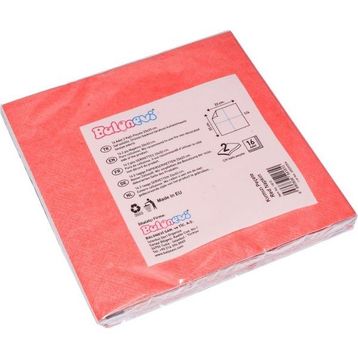 Balonevi TPL1610 33x33 cm Kırmızı 16 Adet Peçete