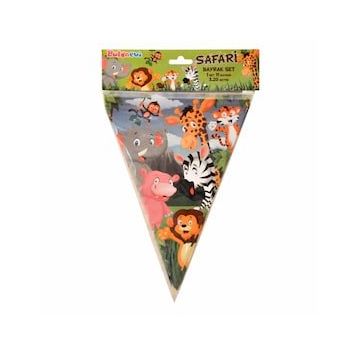 Balonevi TSF8740 Safari Kağıt Bayrak Seti