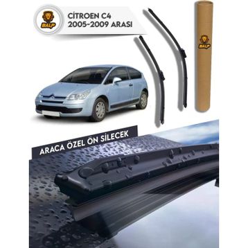 BALP Citroen C4 2005-2009 70x60 cm Muz Silecek Takımı