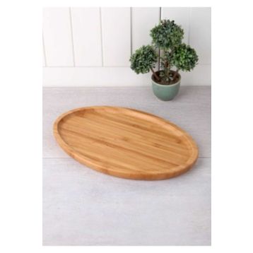 Balsa BS2415 24 CM Bambu Oval Sunum Tepsisi