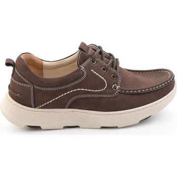 Bambi E01018080401 Kahve Hakiki Deri Erkek Casual Ayakkabı