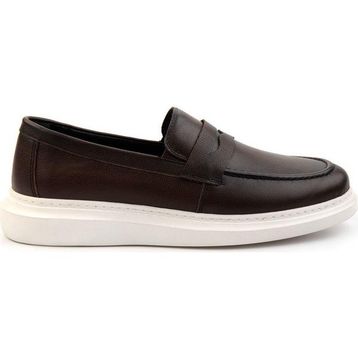 Bambi E01081010103 Kahve Deri Erkek Casual Ayakkabı
