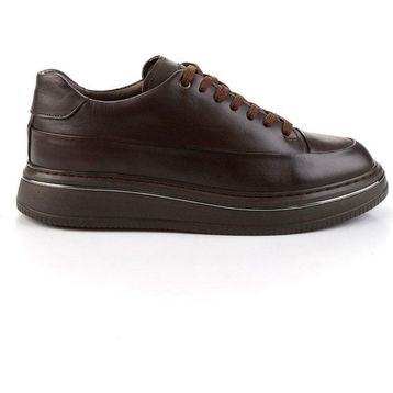 Bambi E01089001241 Kahve Hakiki Deri Erkek Casual Ayakkabı