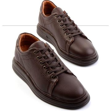 Bambi E01442056040 Kahve Floter Deri Erkek Casual Ayakkabı