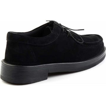 Bambi E01556105602 Siyah Süet Deri Erkek Casual Ayakkabı