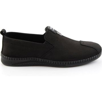 Bambi E01700006001 Siyah Hakiki Deri Erkek Casual Ayakkabı