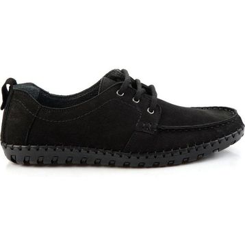 Bambi E01900400001 Siyah Leather Erkek Casual Ayakkabı