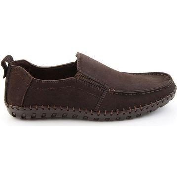 Bambi E01900400201 Kahve Hakiki Deri Erkek Casual Ayakkabı