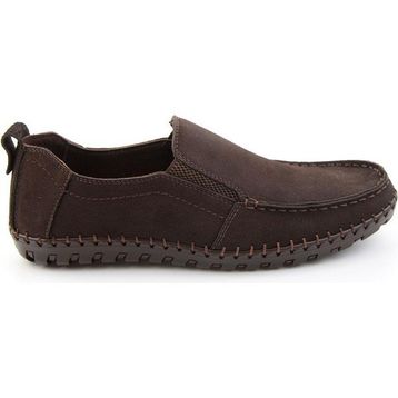 Bambi E01900400201 Kahve Hakiki Deri Erkek Casual Ayakkabı