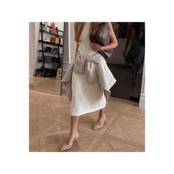 Bambi K01231434304 Çok Renkli Kumaş Kadın Klasik Topuklu Ayakkabı