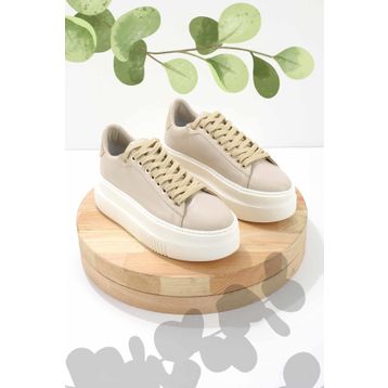 Bambi K01344008009 Bej Kadın Sneaker