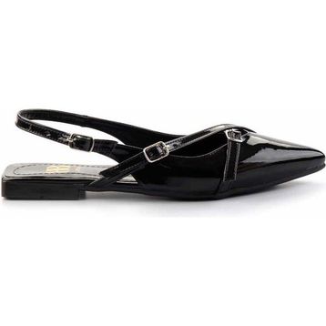 Bambi K01473010508 Siyah Rugan Kadın Klasik Topuklu Ayakkabı