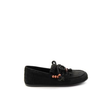 Bambi K01566004872 Siyah Kadın Loafer Ayakkabı