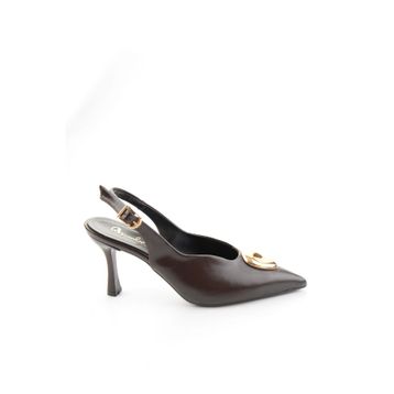 Bambi K01823018709 Kahve Kadın Klasik Topuklu Ayakkabı