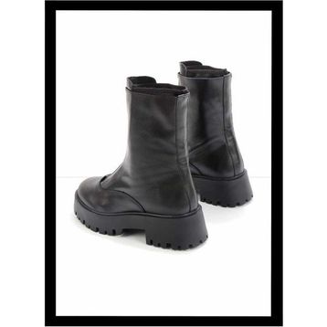 Bambi K02351314703 Siyah Deri Kadın Bot