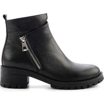 Bambi K02531230203 Siyah Leather Kadın Bot