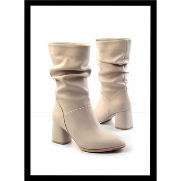 Bambi K02824243009 Bej Kadın Bot