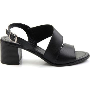 Bambi K05586222403 Siyah Leather Kadın Klasik Topuklu Ayakkabı