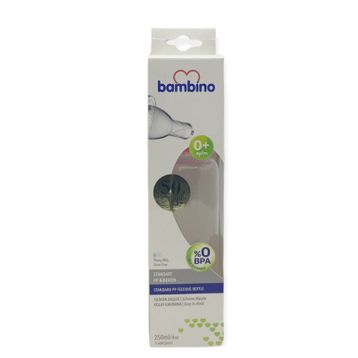Bambino 250 ml Pembe Standart PP Biberon