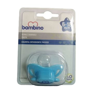 Bambino 6-18 Ay Mavi Renkli Damaklı Emzik
