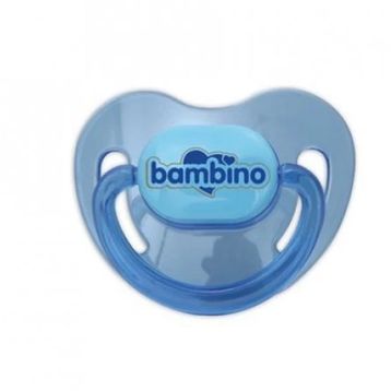 Bambino 6-18 Ay No 2 Mavi Silikon Damaklı Emzik