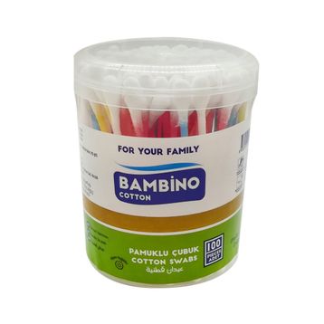 Bambino Cotton 100'lü Pamuklu Kulak Çubuğu