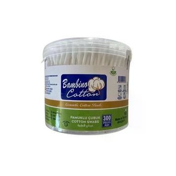 Bambino Cotton 300'lü Pamuklu Kulak Çubuğu