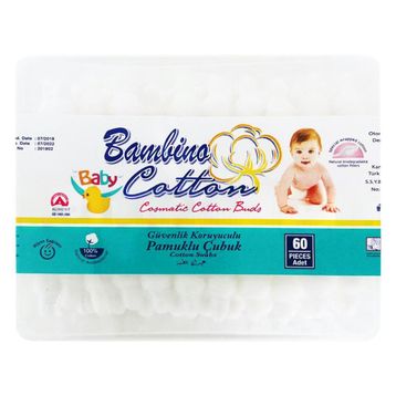 Bambino Cotton 60'lı Bebek Kulak Çubuğu