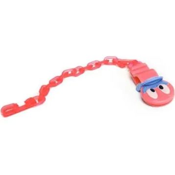 Bambino Kırmızı Figürlü Emzik Askısı