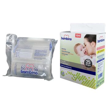 Bambino T080 25 Adet Süt Saklama Poşeti