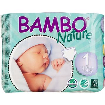 Bambo Nature No:1 Yenidoğan Bebek Bezi
