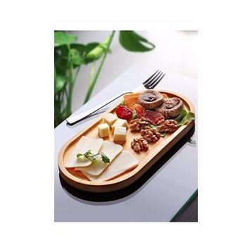 Bambu 26 cm Sunum Tabağı & Yağdanlık Altı Tabağı