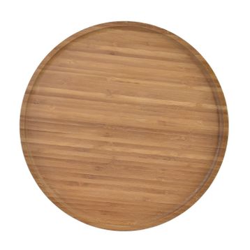 Bambu 30 cm Dönerli Düz Sunum Tepsisi