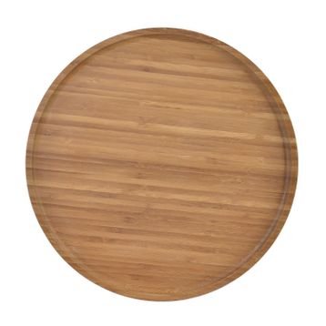 Bambu 30 cm Dönerli Düz Sunum Tepsisi