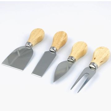 Bambu Saplı Çelik 4 Parça Bıçak Takımı