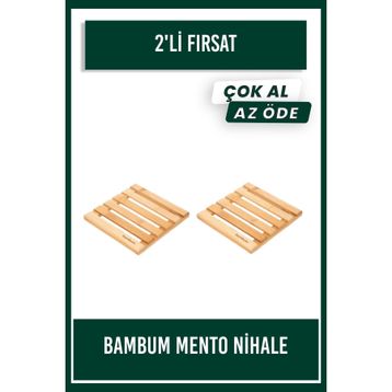Bambum 2'li Mento Kare Nihale