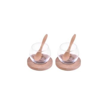 Bambum B1564 Rodica 6 Parça Bambu Altlıklı Cam Sosluk
