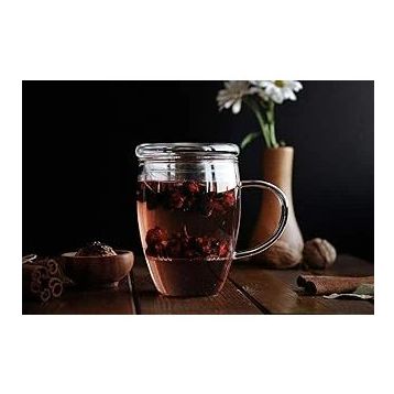 Bambum Denisse 400 ml Bej Süzgeçli Kupa