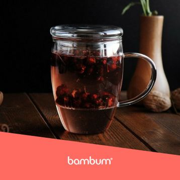 Bambum Denisse 500 ml Süzgeçli Kupa
