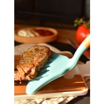 Bambum Gohan Süzgeçli Geniş Spatula