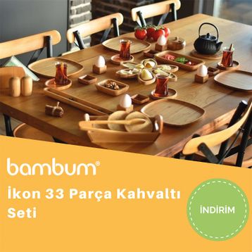 Bambum İkon 33 Parça Kahvaltı Takımı