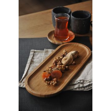Bambum Latte Dikdörtgen Tepsi