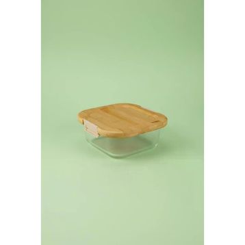 Bambum Patina Kilitli 1100 ml Cam Saklama Kabı