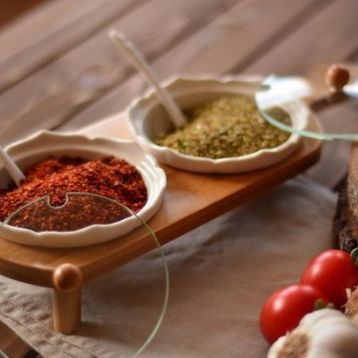 Bambum Polito 2'li Porselen Baharat Seti