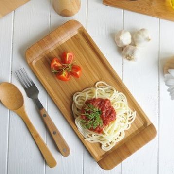 Bambum Pomodore Sunum Tepsisi Servis Tabağı