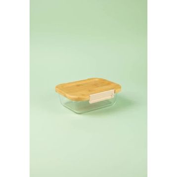 Bambum Satina 1040 ml Kilitli Cam Saklama Kabı