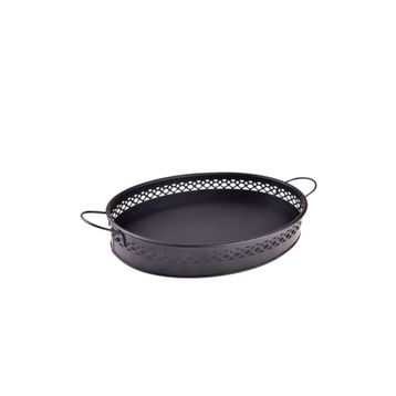 Bambum T1340 Sirenia Kulplu Oval Tepsi