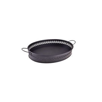 Bambum T1340 Sirenia Kulplu Oval Tepsi