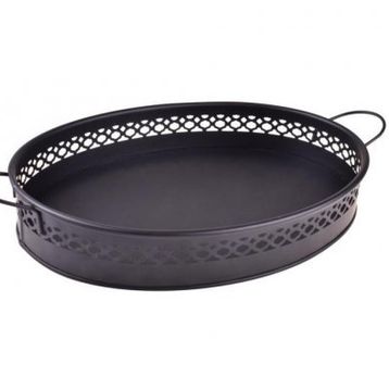Bambum T1340 Sirenia Kulplu Oval Tepsi