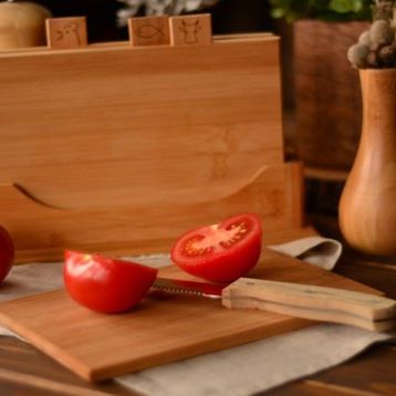 Bambum Tapenade Mini 4'lü Kesme Tahtası